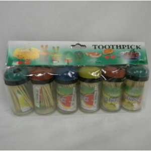  6Pc Toothpick Holder W Toothpick Case Pack 48