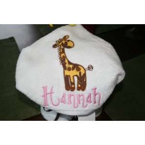  Little Giraffe Girls Hooded Towel Personalized Baby