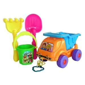   Sunshine Trading KZ 55 Dump Truck Sand Toy   5 Piece Set Toys & Games
