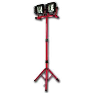   Watt Work Light On Telescoping 8 Foot Tripod With Removable Light Head