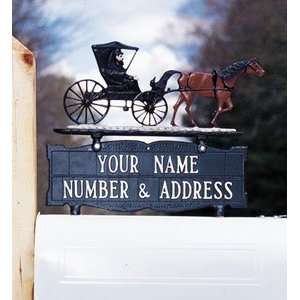  Address Mailbox Sign for Ornament   Two Line Patio, Lawn 