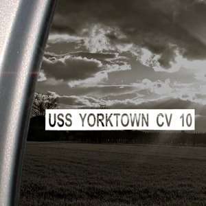  USS YORKTOWN CV 10 US Navy Aircraft Carrier Decal 