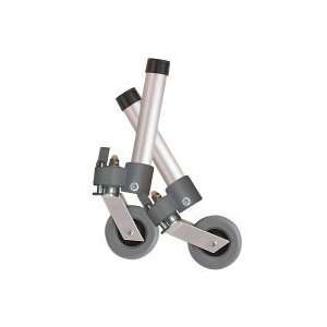   Medical 3 Swivel Wheel with Lock Walker Extensions and Two Rear Glides