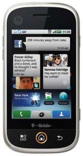 Syr Area   Motorola CLIQ Android Phone, Winter White (T Mobile)