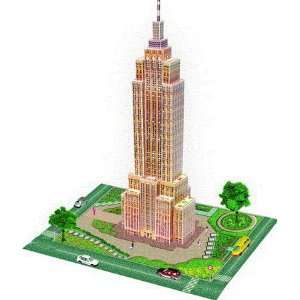   3d Wooden Model Puzzle   Empire State Building, New York Toys & Games